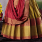 New Semi Stitiched Banarasi Lehenga Choli