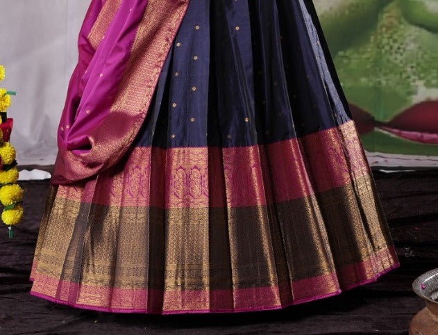 New Semi Stitiched Banarasi Lehenga Choli