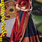 New Semi Stitiched Banarasi Lehenga Choli