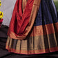 New Semi Stitiched Banarasi Lehenga Choli