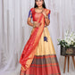 New Semi Stitiched Banarasi Lehenga Choli