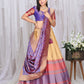 New Semi Stitiched Banarasi Lehenga Choli