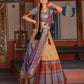 New Semi Stitiched Banarasi Lehenga Choli