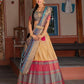 New Semi Stitiched Banarasi Lehenga Choli