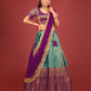 New Semi Stitiched Banarasi Lehenga Choli