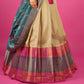 New Semi Stitiched Banarasi Lehenga Choli