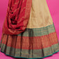 New Semi Stitiched Banarasi Lehenga Choli