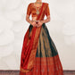 New Semi Stitiched Banarasi Lehenga Choli