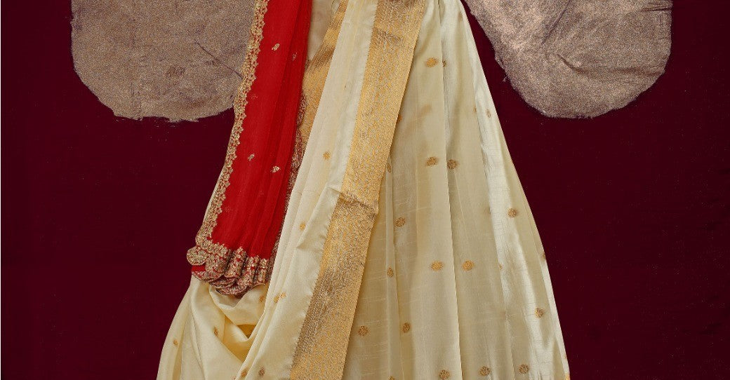 New Semi Stitiched Banarasi Lehenga Choli