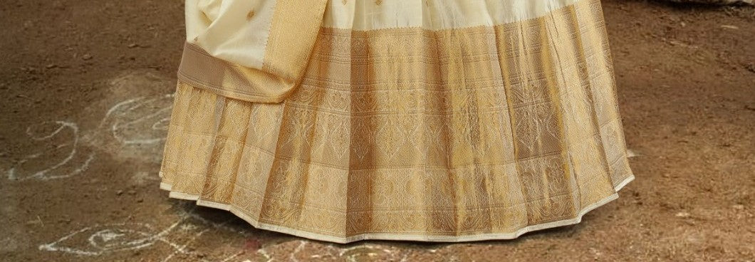 New Semi Stitiched Banarasi Lehenga Choli