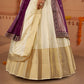 New Semi Stitiched Banarasi Lehenga Choli