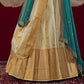 New Semi Stitiched Banarasi Lehenga Choli