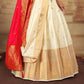 New Semi Stitiched Banarasi Lehenga Choli