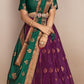 New Semi Stitiched Banarasi Lehenga Choli