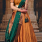 New Semi Stitiched Banarasi Lehenga Choli