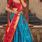 New Semi Stitiched Banarasi Lehenga Choli