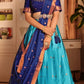 New Semi Stitiched Banarasi Lehenga Choli