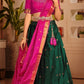 New Semi Stitiched Banarasi Lehenga Choli