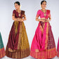 New Semi Stitiched Banarasi Lehenga Choli