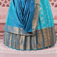 New Semi Stitiched Banarasi Lehenga Choli