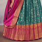 New Semi Stitiched Banarasi Lehenga Choli