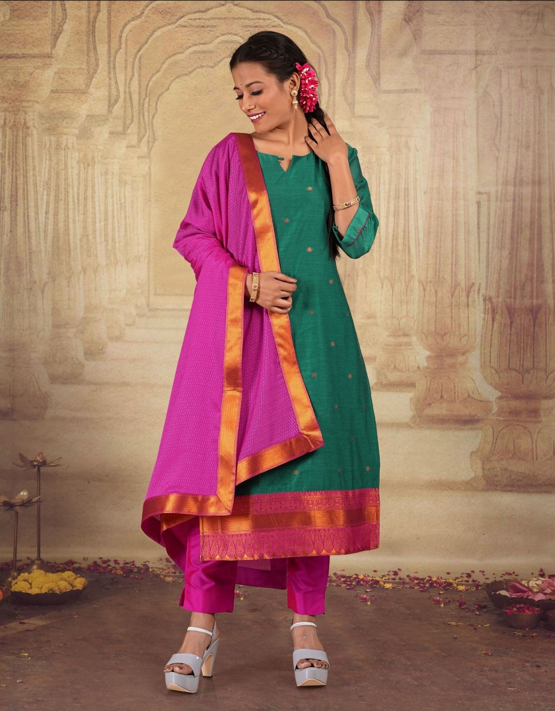 Ready Made Straight Cut Salwar Suits