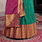 New Semi Stitiched Banarasi Lehenga Choli