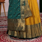 New Semi Stitiched Banarasi Lehenga Choli