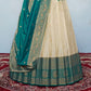 New Semi Stitiched Banarasi Lehenga Choli