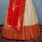 New Semi Stitiched Banarasi Lehenga Choli