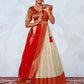 New Semi Stitiched Banarasi Lehenga Choli