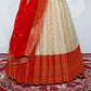 New Semi Stitiched Banarasi Lehenga Choli