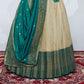 New Semi Stitiched Banarasi Lehenga Choli