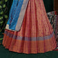 New Semi Stitiched Banarasi Lehenga Choli