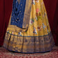 New Semi Stitiched Banarasi Lehenga Choli