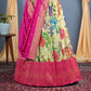 New Semi Stitiched Banarasi Lehenga Choli