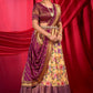 New Semi Stitiched Banarasi Lehenga Choli