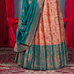 New Semi Stitiched Banarasi Lehenga Choli