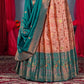 New Semi Stitiched Banarasi Lehenga Choli