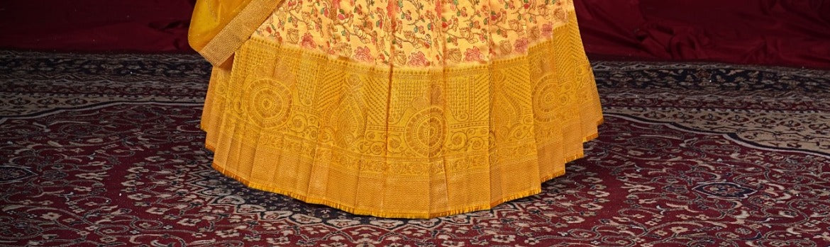 Latest Semi Stitched Banarasi Lehenga Choli