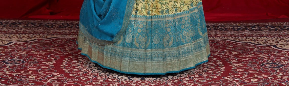 Latest Semi Stitched Banarasi Lehenga Choli