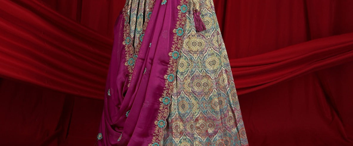 New Semi Stitiched Lehenga Choli