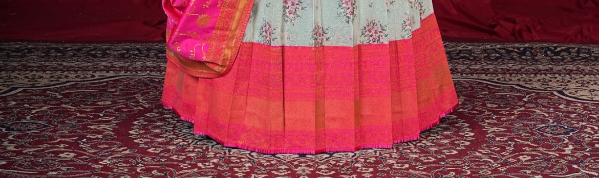 Latest Semi Stitched Banarasi Lehenga Choli