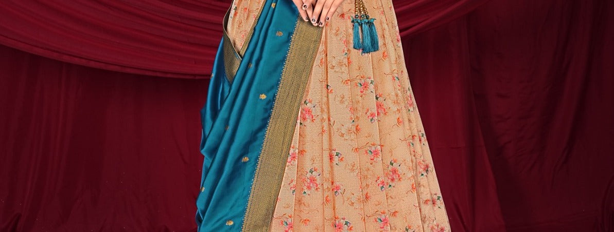 Latest Semi Stitched Banarasi Lehenga Choli