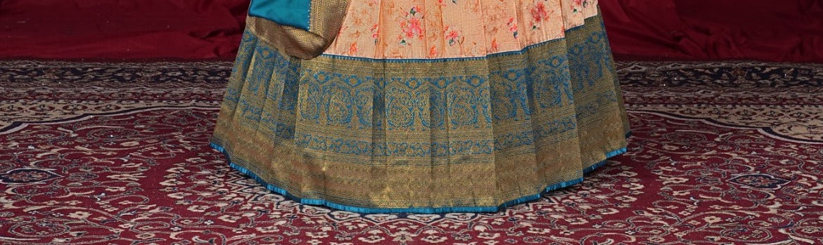 Latest Semi Stitched Banarasi Lehenga Choli