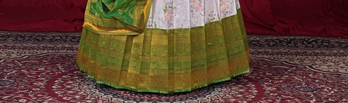 Latest Semi Stitched Banarasi Lehenga Choli