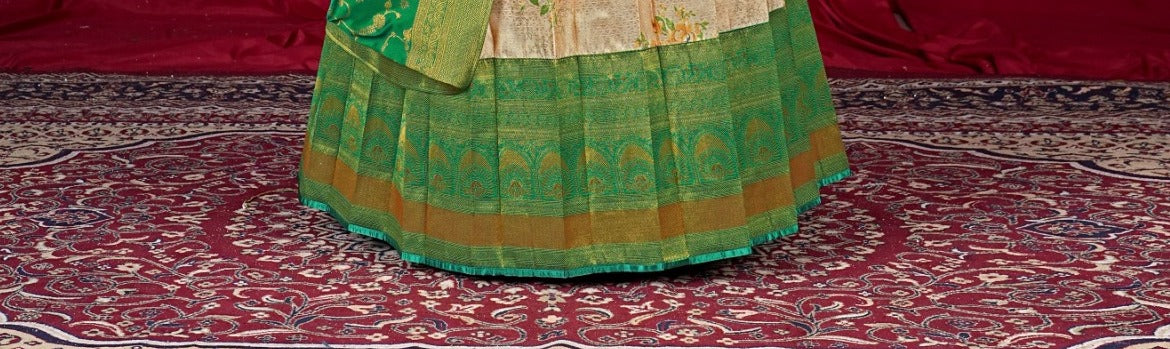 Latest Semi Stitched Banarasi Lehenga Choli