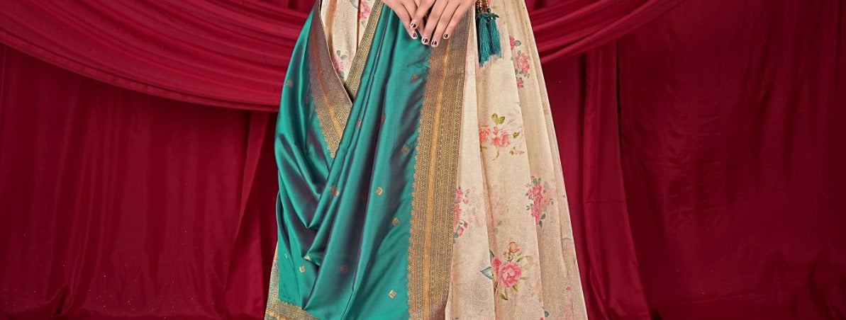 Latest Semi Stitched Banarasi Lehenga Choli