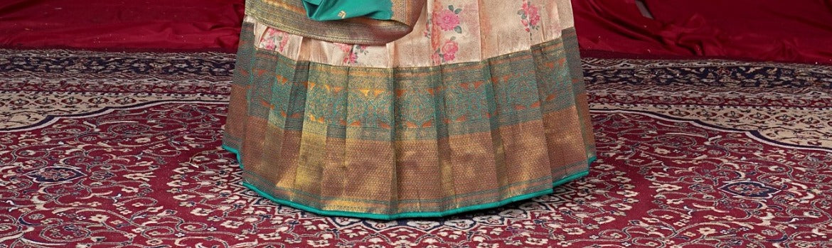 Latest Semi Stitched Banarasi Lehenga Choli