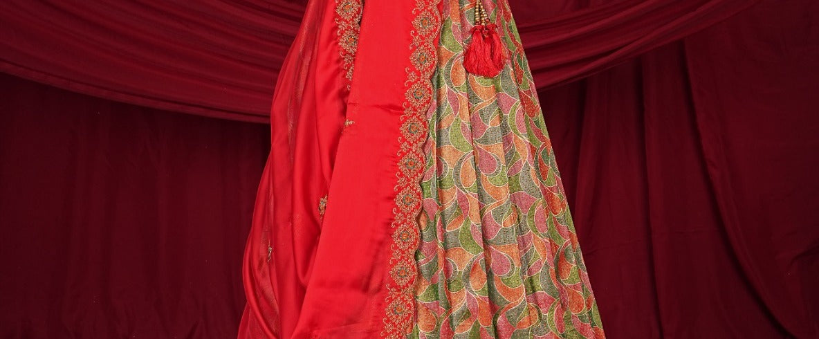 New Semi Stitiched Lehenga Choli